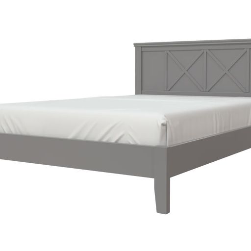 Кровать «Грация-2», антрацит (серая)